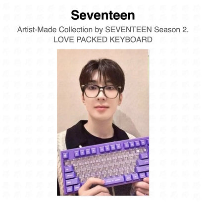 Seventeen Artist-Made Collection by SEVENTEEN Season 2. LOVE PACKED KEYBOARD Official Photocard
