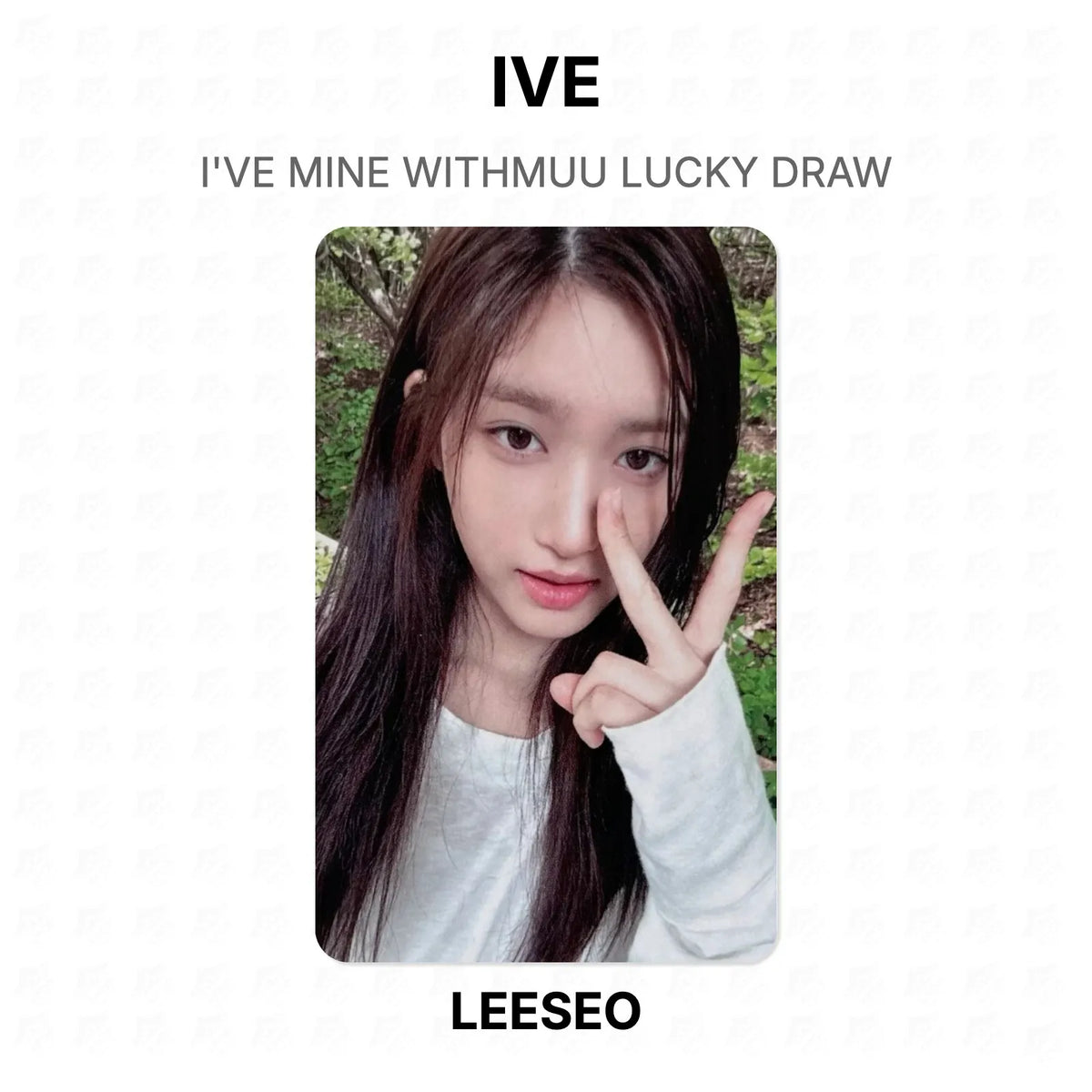 IVE I'VE MINE WITHMUU LUCKY DRAW Official Photocard