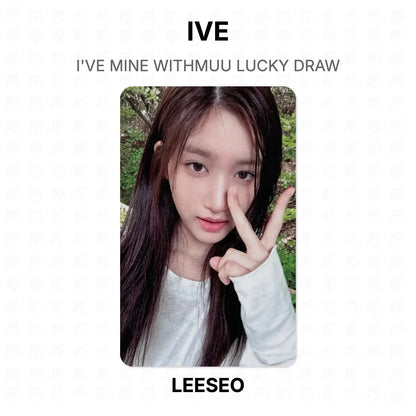 IVE I'VE MINE WITHMUU LUCKY DRAW Official Photocard
