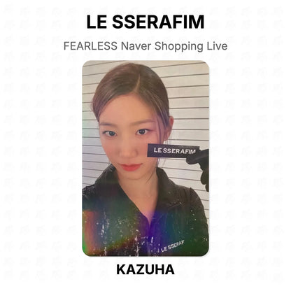 LE SSERAFIM FEARLESS Naver Shopping Live Official Photocard
