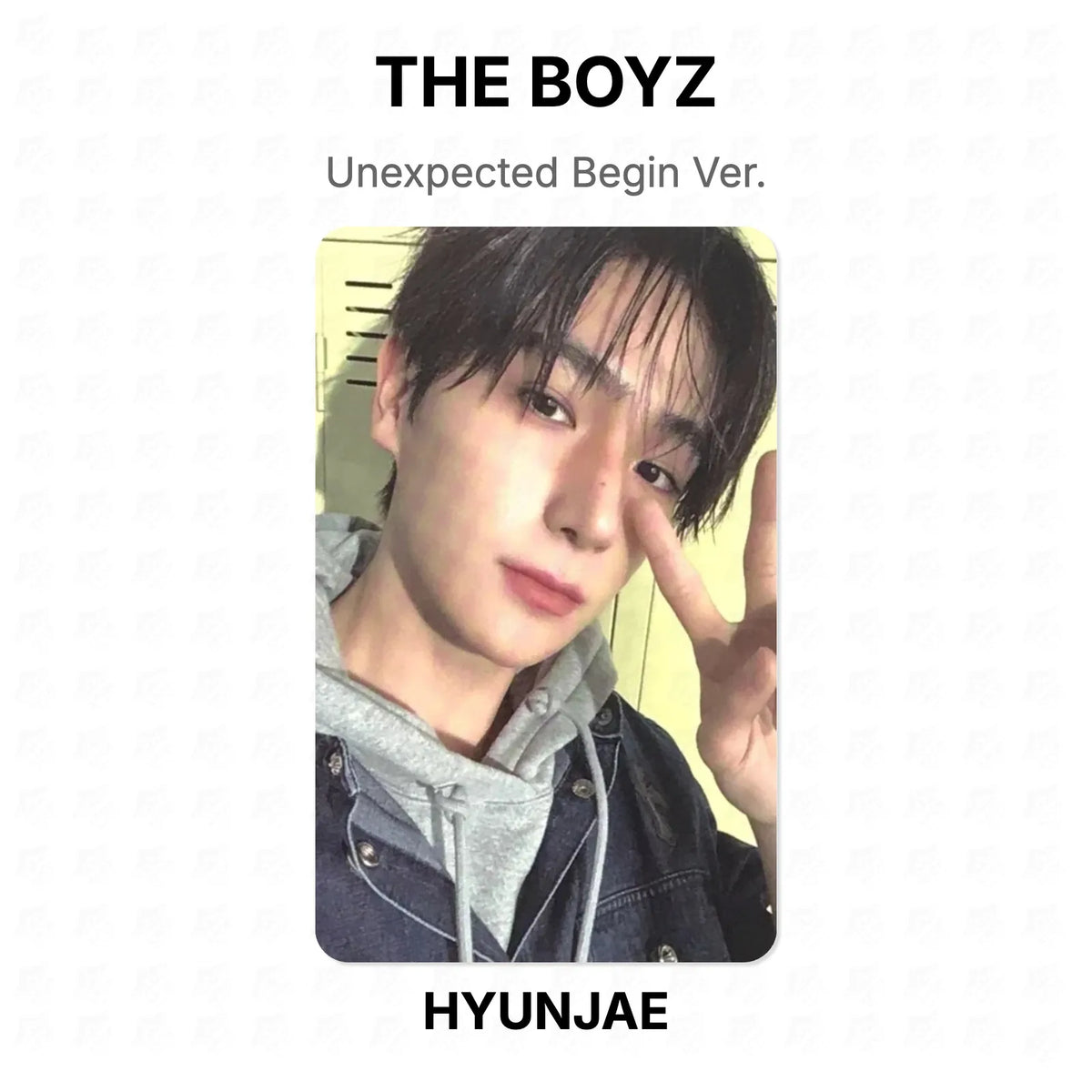 THE BOYZ Unexpected Begin Ver. Official Photocard