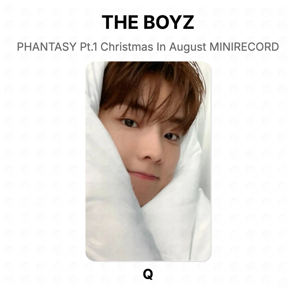 THE BOYZ PHANTASY Pt.1 Christmas In August MINIRECORD Official Photocard