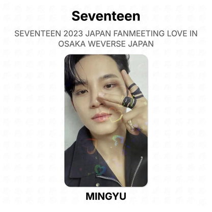 Seventeen 2023 JAPAN FANMEETING LOVE IN OSAKA WEVERSE JAPAN Official Photocard