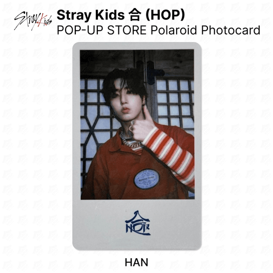 Stray Kids HAN Official Photocard - 合 HOP POP-UP STORE ALBUM Purchase EVENT Polaroid KPOP Collectible | KPOP SeoulCity