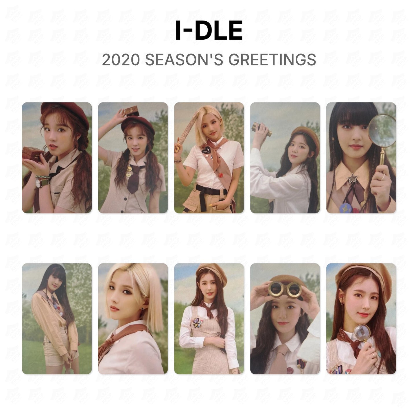 I-DLE 2020 SEASON'S GREETINGS Official Photocard
