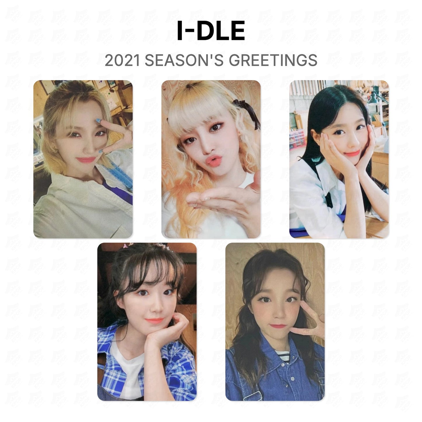 I-DLE 2021 SEASON'S GREETINGS Official Photocard