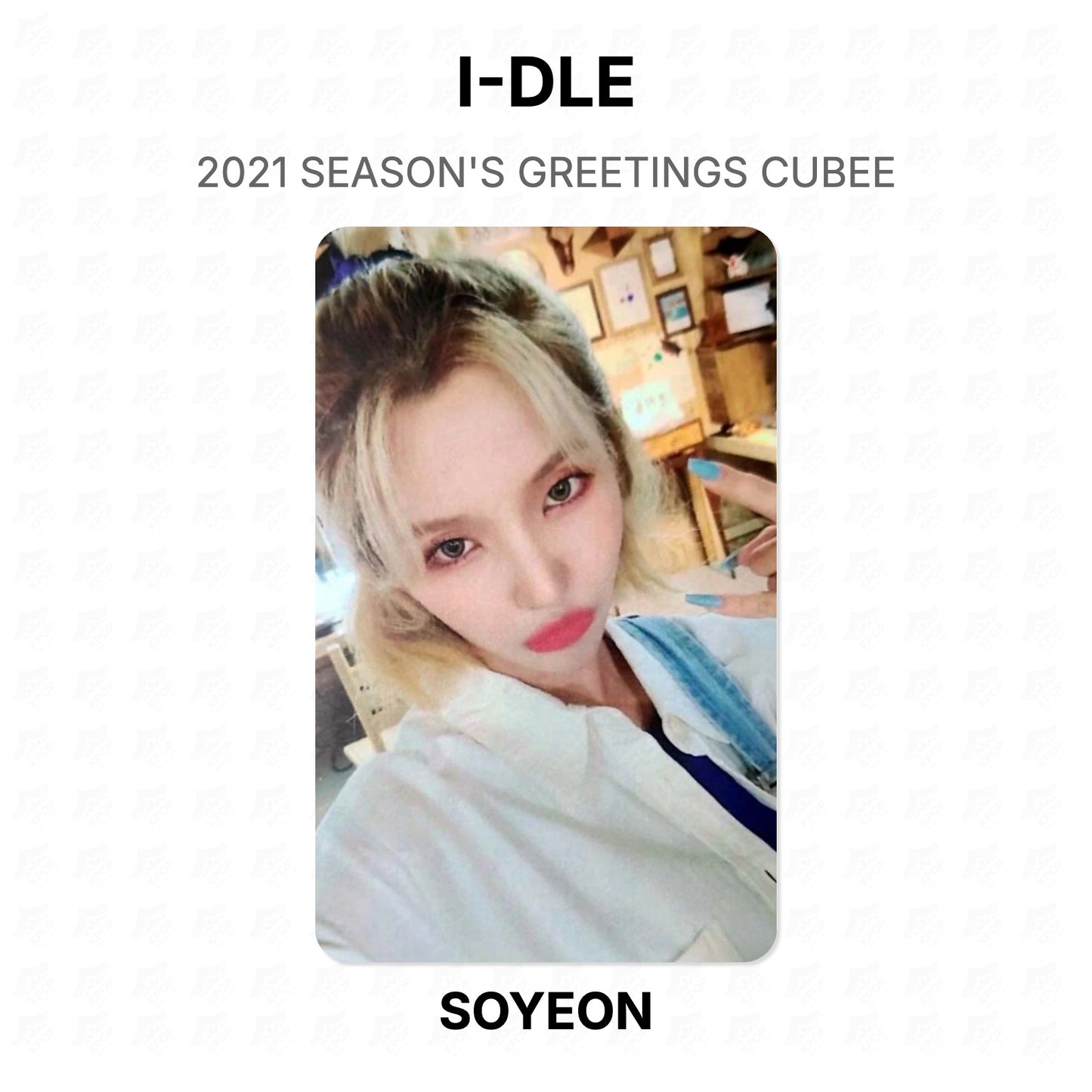 I-DLE 2021 SEASON'S GREETINGS CUBEE Official Photocard