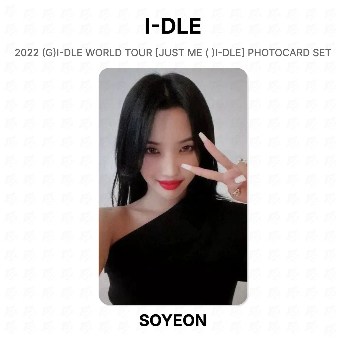 I-DLE 2022 (G)I-DLE WORLD TOUR [JUST ME ( )I-DLE] PHOTOCARD SET Official Photocard