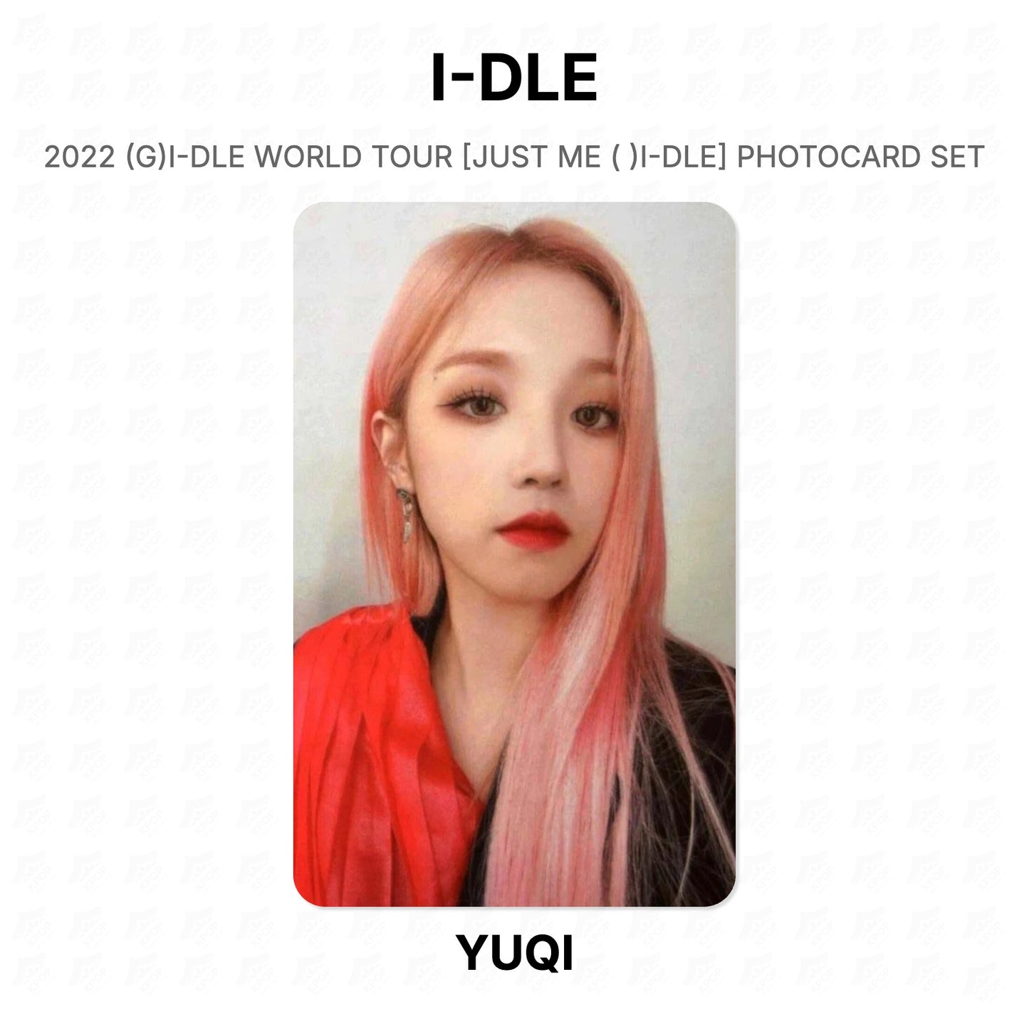 I-DLE 2022 (G)I-DLE WORLD TOUR [JUST ME ( )I-DLE] PHOTOCARD SET Official Photocard