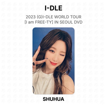 I-DLE 2023 (G)I-DLE WORLD TOUR [I am FREE-TY] IN SEOUL DVD Official Photocard