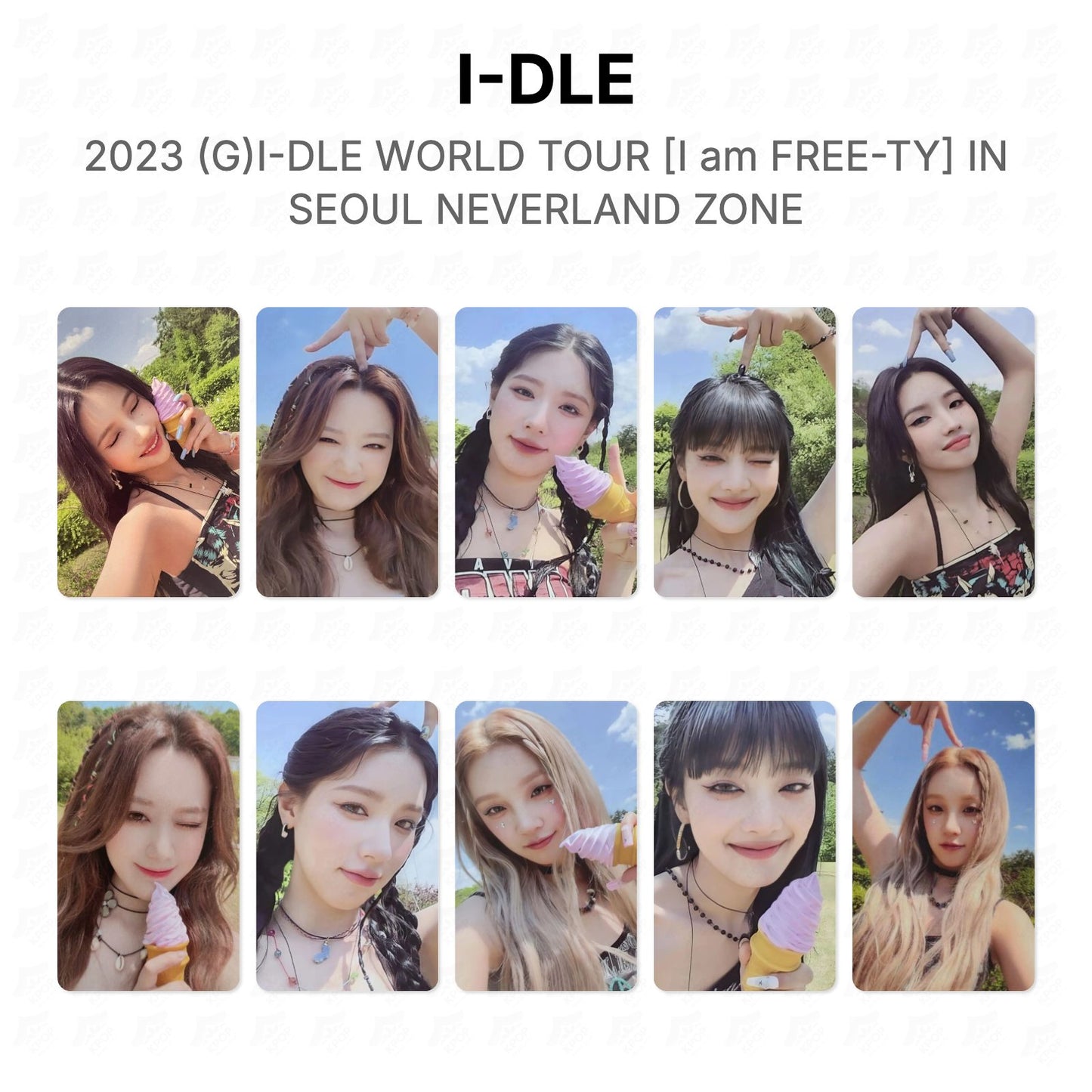 I-DLE 2023 (G)I-DLE WORLD TOUR [I am FREE-TY] IN SEOUL NEVERLAND ZONE Official Photocard
