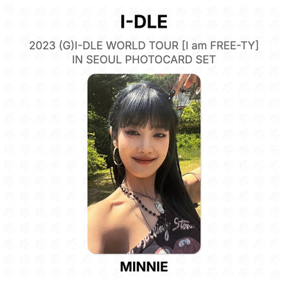 I-DLE 2023 (G)I-DLE WORLD TOUR [I am FREE-TY] IN SEOUL PHOTOCARD SET Official Photocard