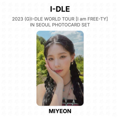 I-DLE 2023 (G)I-DLE WORLD TOUR [I am FREE-TY] IN SEOUL PHOTOCARD SET Official Photocard