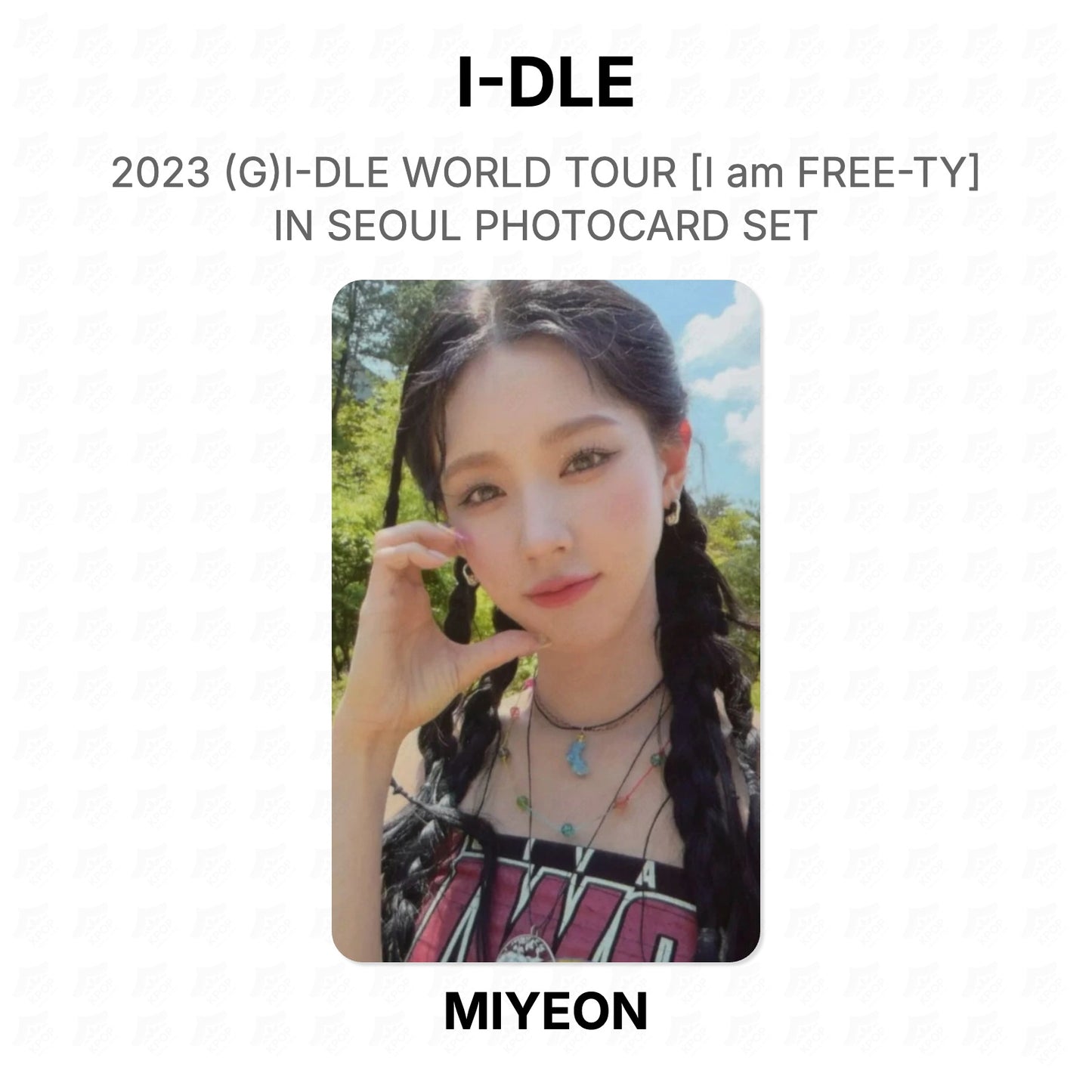 I-DLE 2023 (G)I-DLE WORLD TOUR [I am FREE-TY] IN SEOUL PHOTOCARD SET Official Photocard