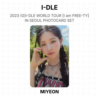 I-DLE 2023 (G)I-DLE WORLD TOUR [I am FREE-TY] IN SEOUL PHOTOCARD SET Official Photocard