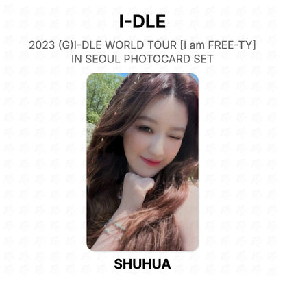 I-DLE 2023 (G)I-DLE WORLD TOUR [I am FREE-TY] IN SEOUL PHOTOCARD SET Official Photocard