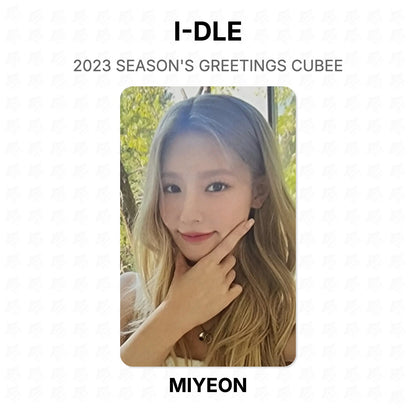 I-DLE 2023 SEASON'S GREETINGS CUBEE Official Photocard