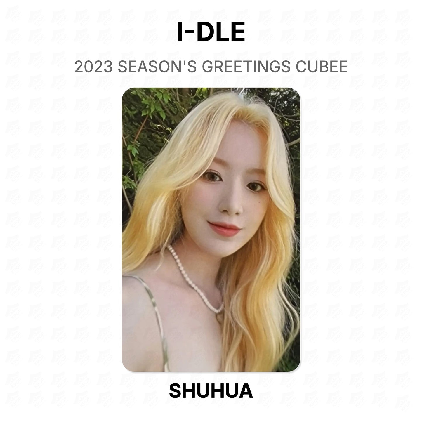 I-DLE 2023 SEASON'S GREETINGS CUBEE Official Photocard