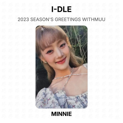 I-DLE 2023 SEASON'S GREETINGS WITHMUU Official Photocard