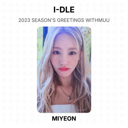 I-DLE 2023 SEASON'S GREETINGS WITHMUU Official Photocard