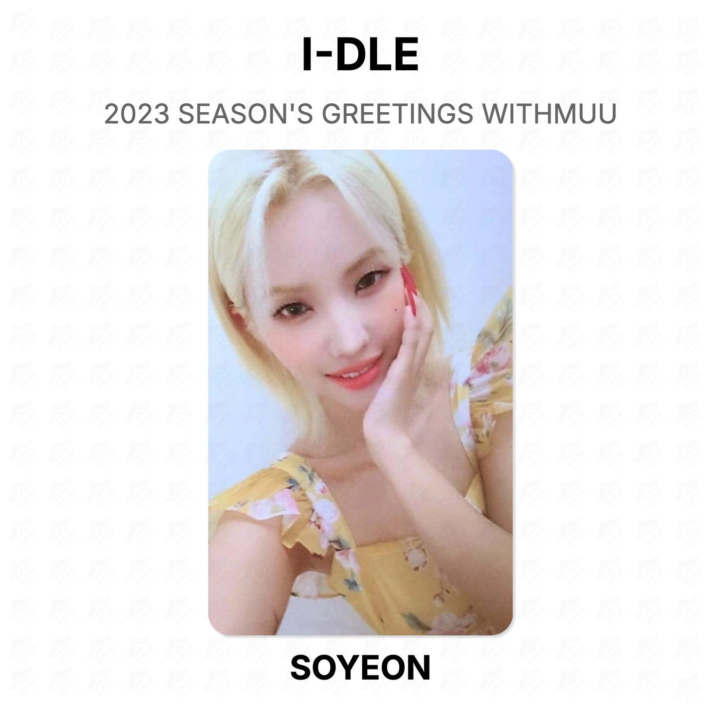 I-DLE 2023 SEASON'S GREETINGS WITHMUU Official Photocard