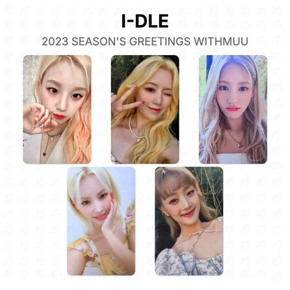 I-DLE 2023 SEASON'S GREETINGS WITHMUU Official Photocard