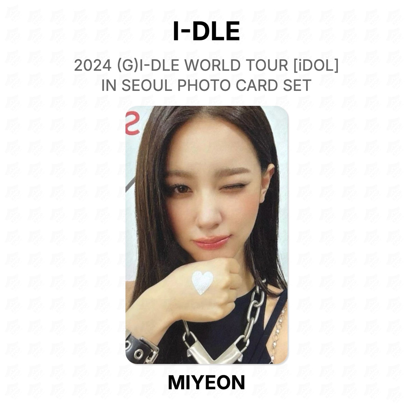 I-DLE 2024 (G)I-DLE WORLD TOUR [iDOL] IN SEOUL PHOTO CARD SET Official Photocard