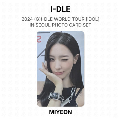 I-DLE 2024 (G)I-DLE WORLD TOUR [iDOL] IN SEOUL PHOTO CARD SET Official Photocard