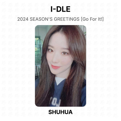 I-DLE 2024 SEASON'S GREETINGS [Go For It!] Official Photocard