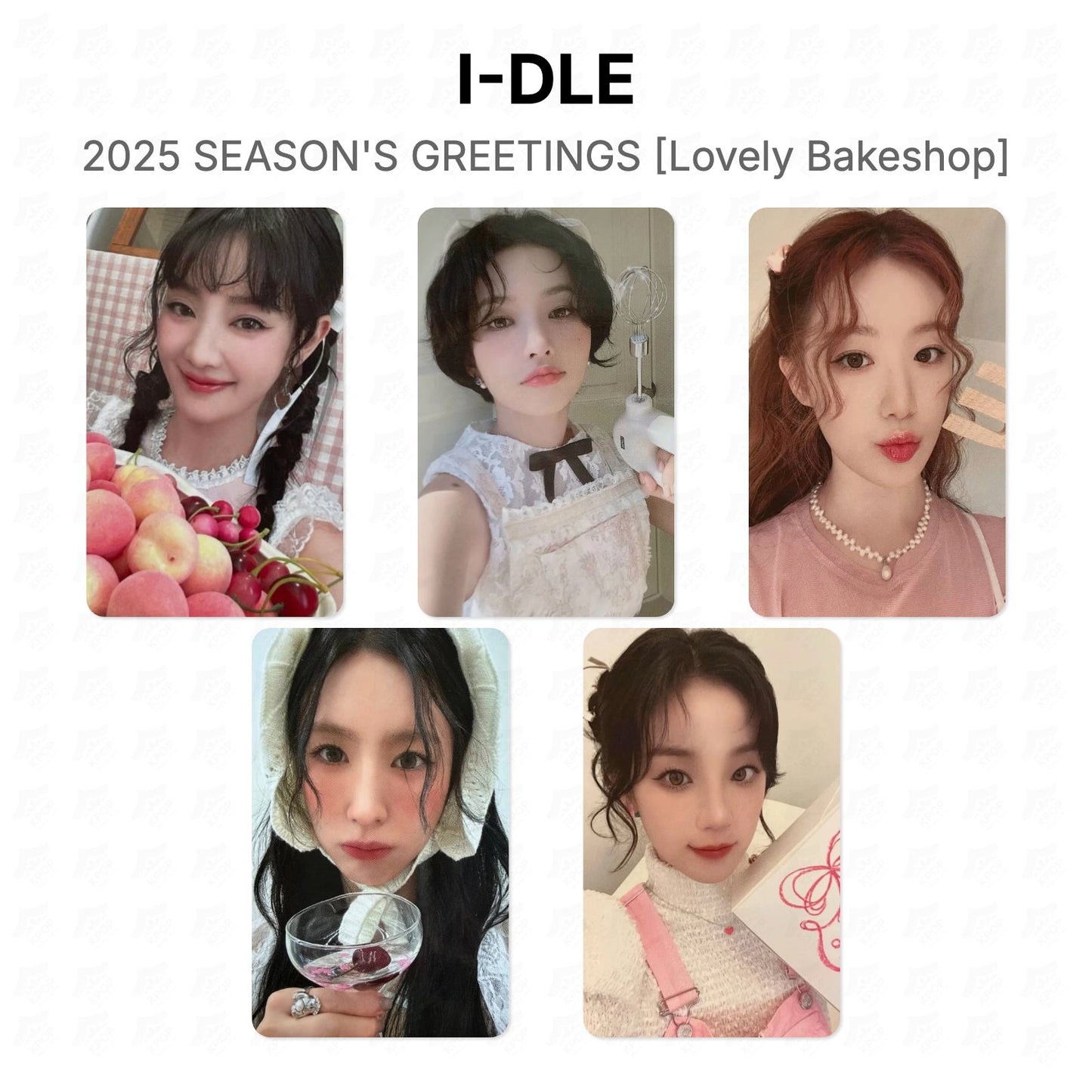 I-DLE 2025 SEASON'S GREETINGS [Lovely Bakeshop] Official Photocard