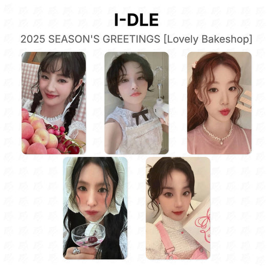 I-DLE 2025 SEASON'S GREETINGS [Lovely Bakeshop] Official Photocard