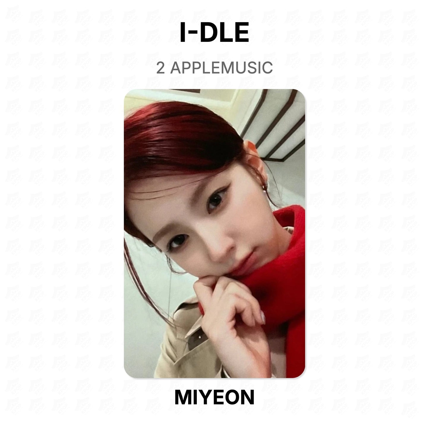 I-DLE 2 APPLEMUSIC Official Photocard