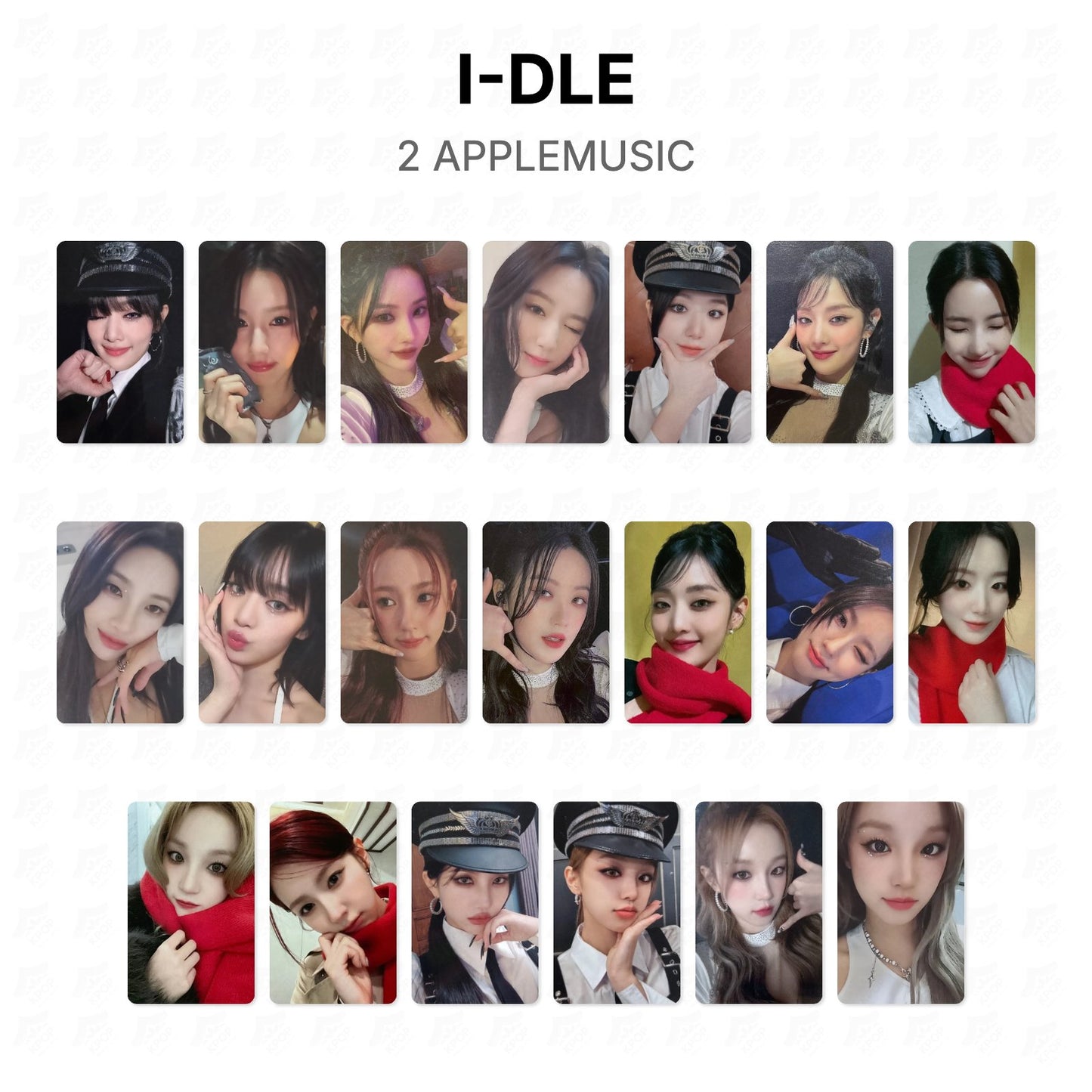 I-DLE 2 APPLEMUSIC Official Photocard
