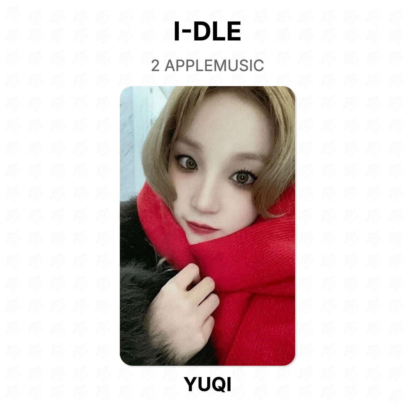 I-DLE 2 APPLEMUSIC Official Photocard
