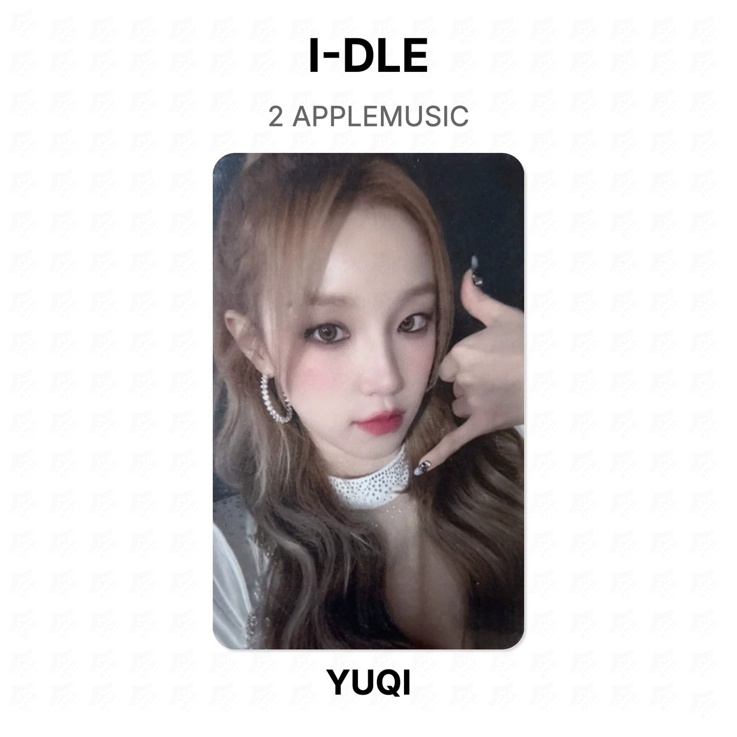 I-DLE 2 APPLEMUSIC Official Photocard