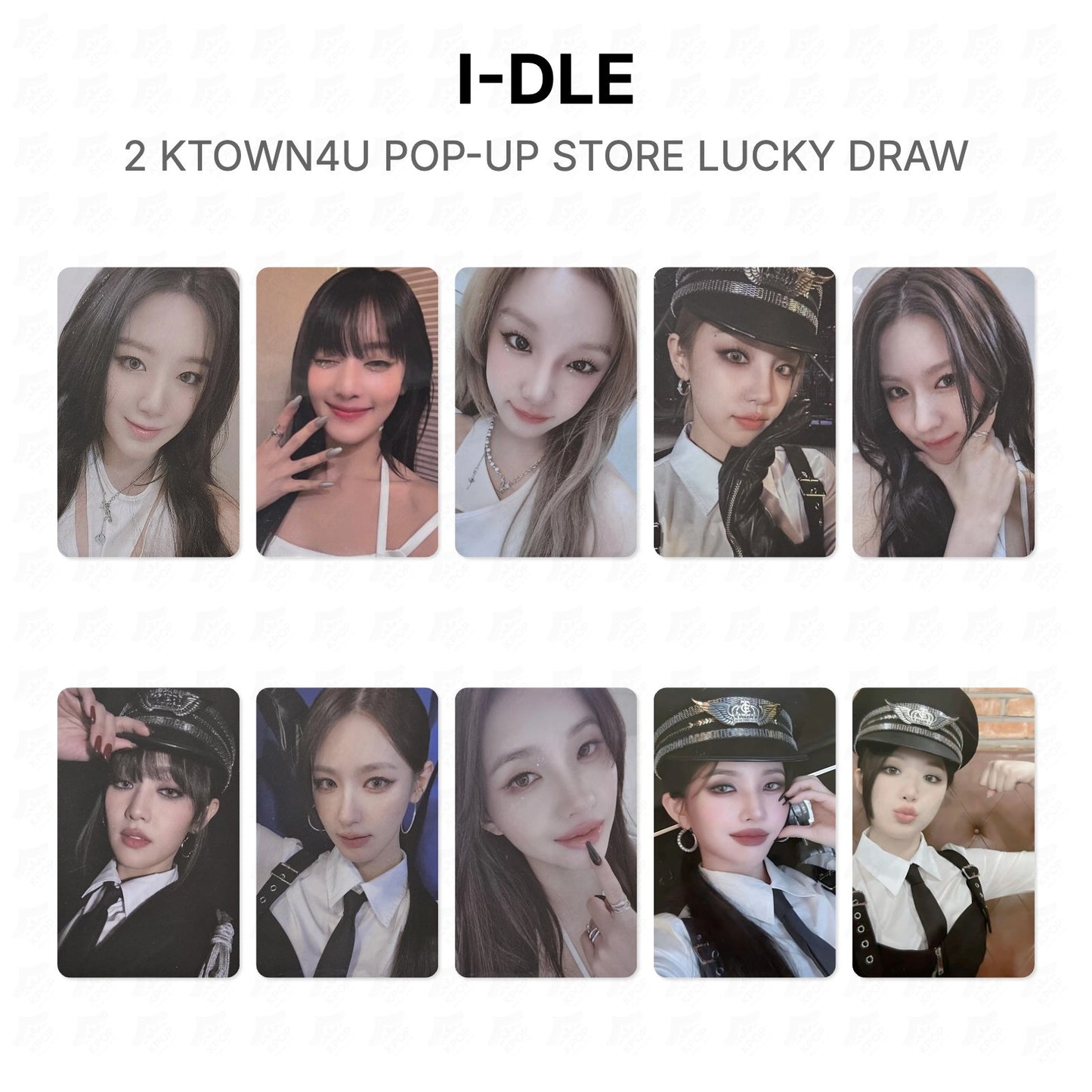 I-DLE 2 KTOWN4U POP-UP STORE LUCKY DRAW Official Photocard