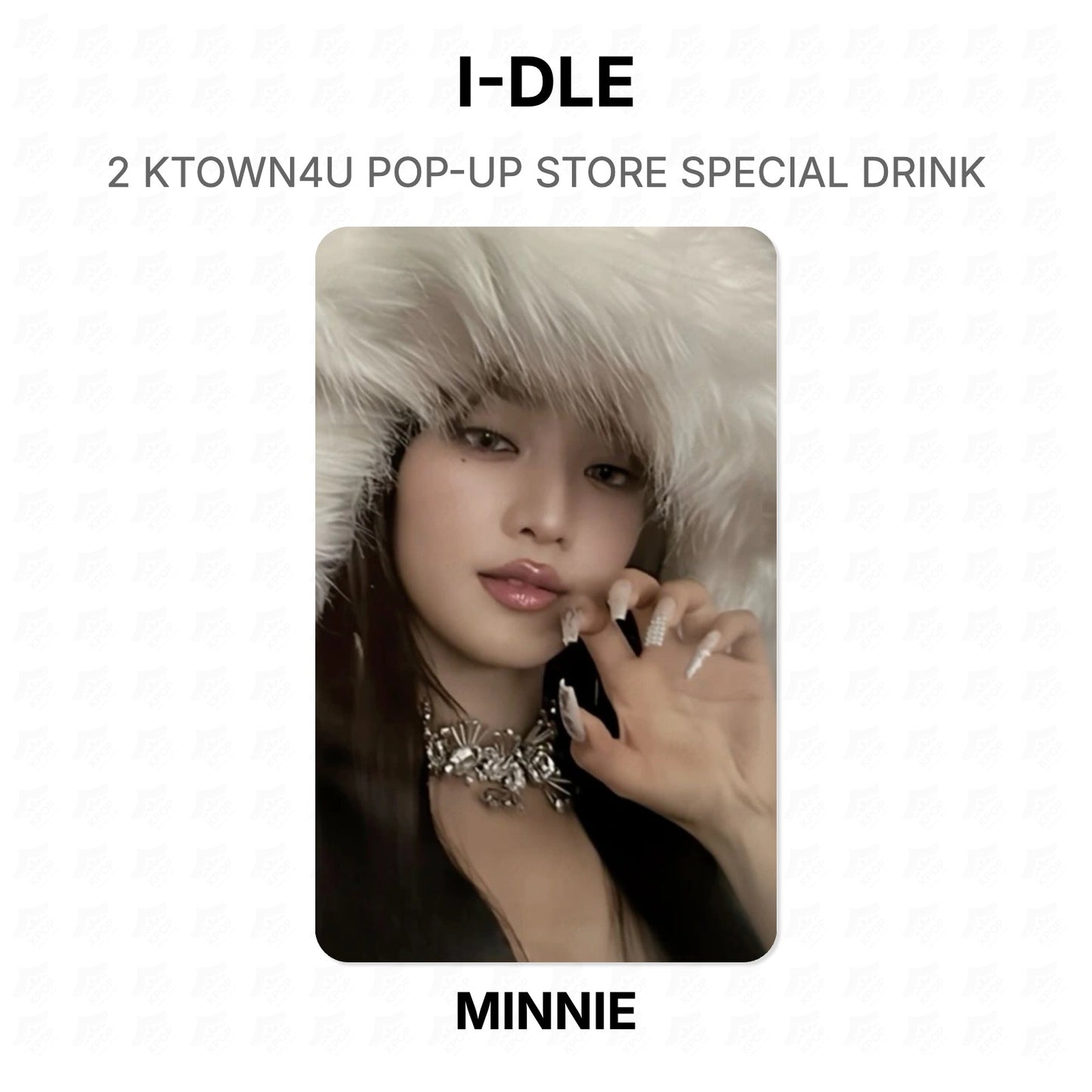 I-DLE 2 KTOWN4U POP-UP STORE SPECIAL DRINK Official Photocard