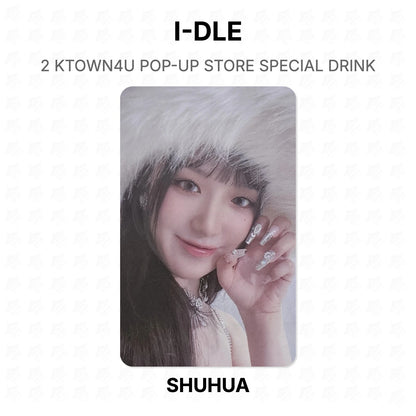 I-DLE 2 KTOWN4U POP-UP STORE SPECIAL DRINK Official Photocard