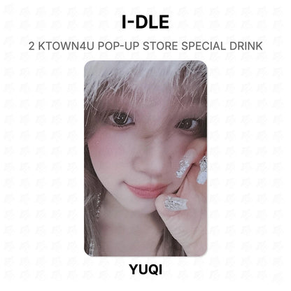 I-DLE 2 KTOWN4U POP-UP STORE SPECIAL DRINK Official Photocard