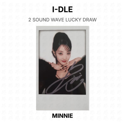 I-DLE 2 SOUND WAVE LUCKY DRAW Official Photocard