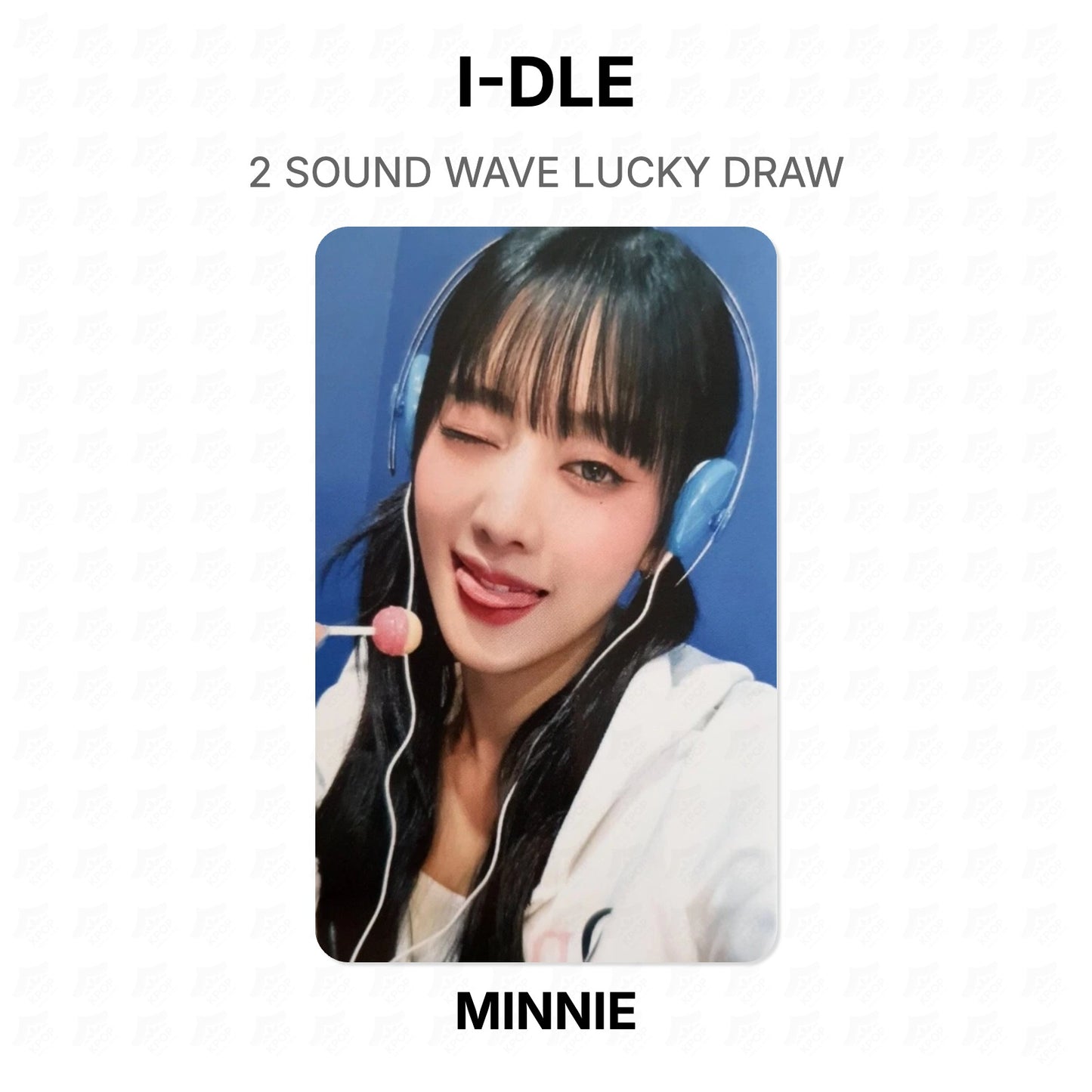 I-DLE 2 SOUND WAVE LUCKY DRAW Official Photocard
