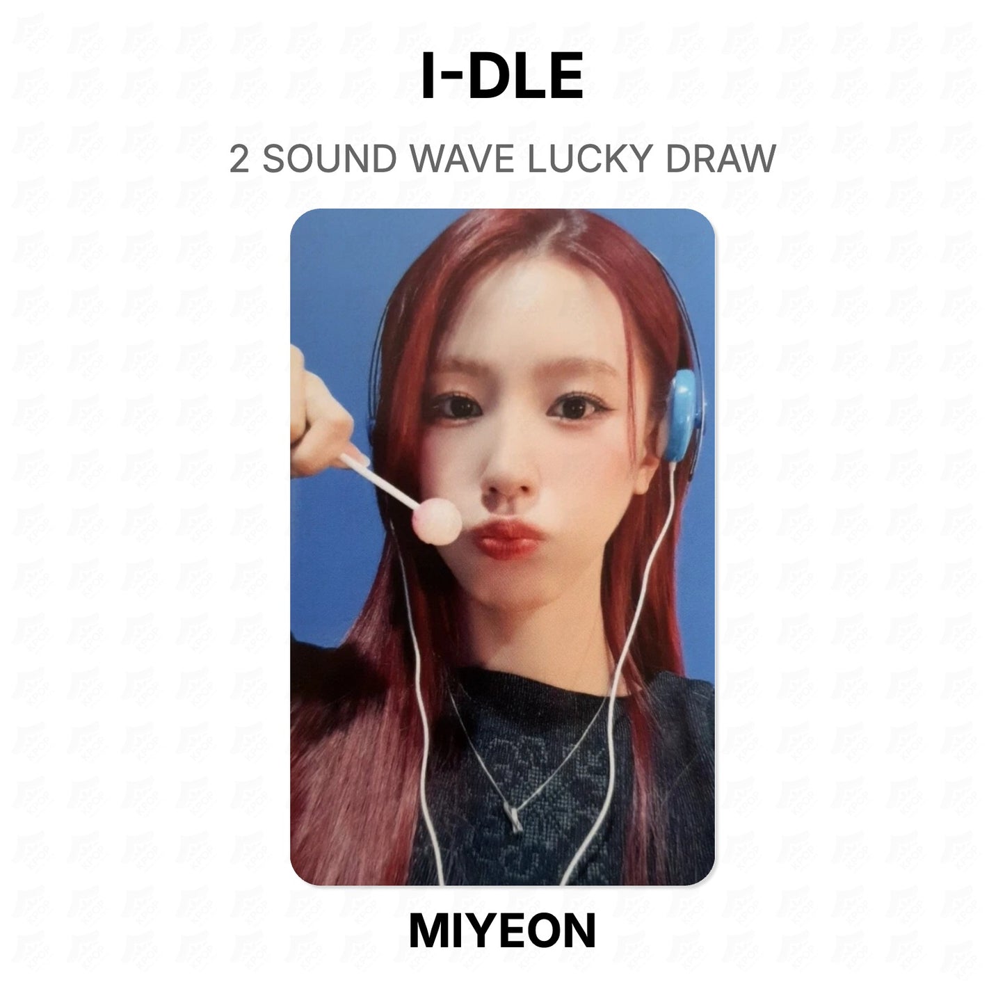 I-DLE 2 SOUND WAVE LUCKY DRAW Official Photocard