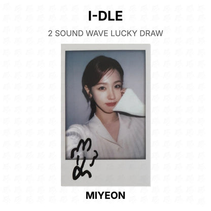 I-DLE 2 SOUND WAVE LUCKY DRAW Official Photocard