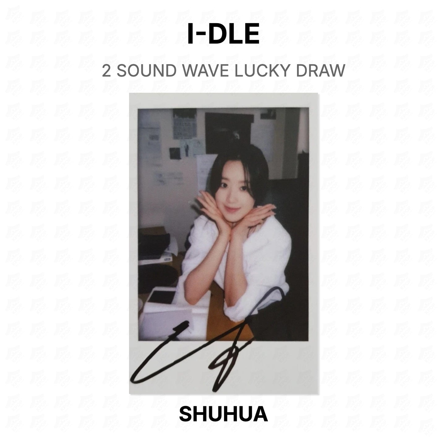 I-DLE 2 SOUND WAVE LUCKY DRAW Official Photocard