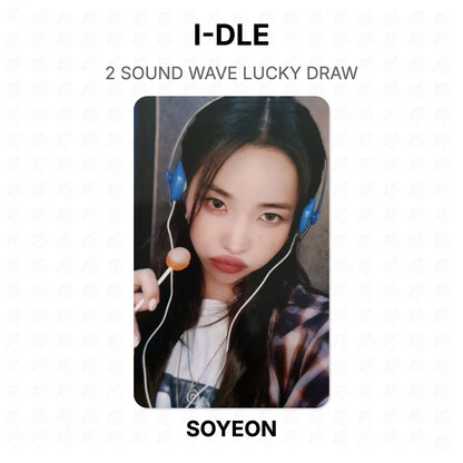 I-DLE 2 SOUND WAVE LUCKY DRAW Official Photocard