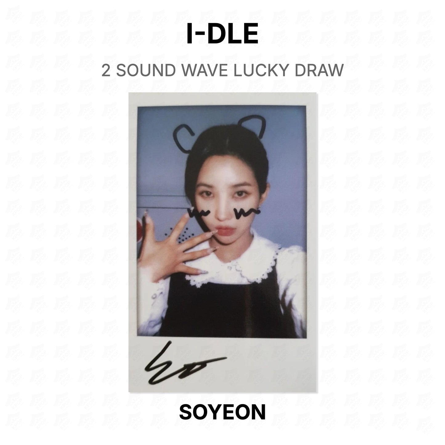 I-DLE 2 SOUND WAVE LUCKY DRAW Official Photocard