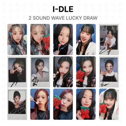 I-DLE 2 SOUND WAVE LUCKY DRAW Official Photocard