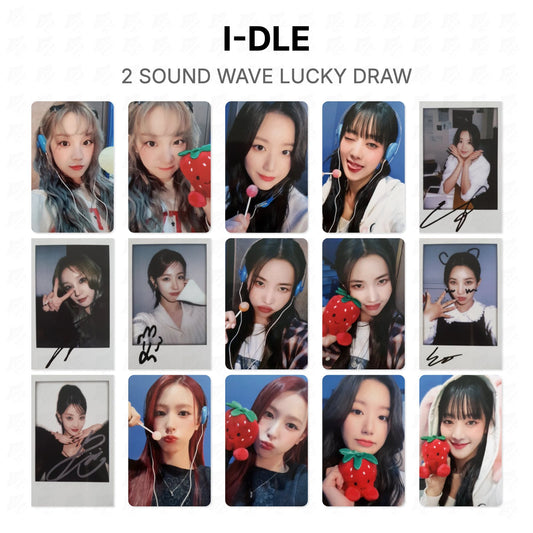 I-DLE 2 SOUND WAVE LUCKY DRAW Official Photocard