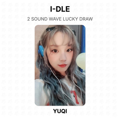 I-DLE 2 SOUND WAVE LUCKY DRAW Official Photocard