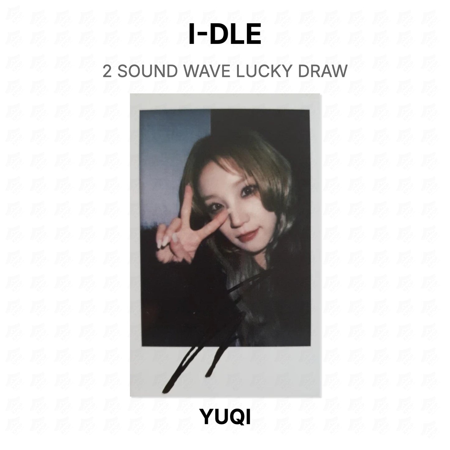 I-DLE 2 SOUND WAVE LUCKY DRAW Official Photocard